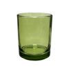 Küünlaklaas oliiviroheline 180ml, h77,5 x d70 mm