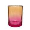Ljusglas Ombre rosa-orange 280 ml, h96 x d80 mm