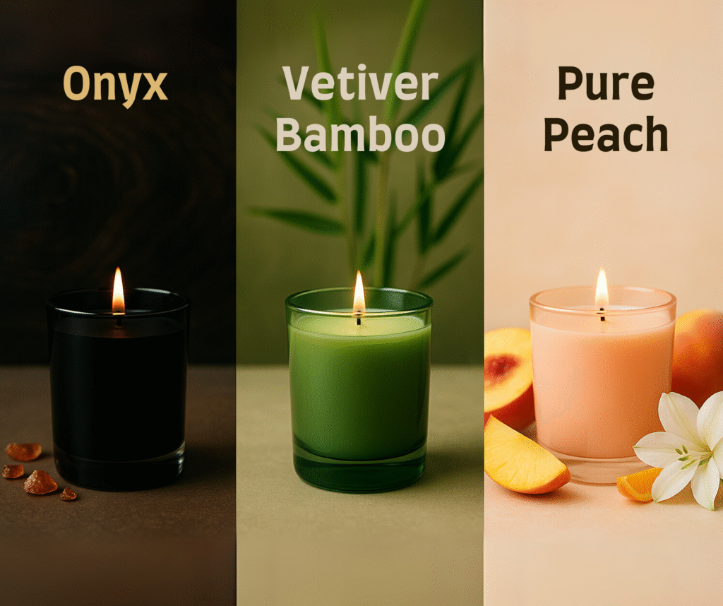 uued ja inspireerivad aroomid sügisesse- Onyx, Pure Peach, Bamboo Vetiver Nordic DIY