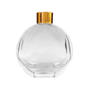 200ml litteä kodin tuoksupullo korkilla kultainen