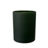 K10059DGM Candle glass dark green frosted