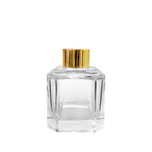 Kodulõhnastaja pudel koos korgiga, ruudukujuline Cut Corner 100ml kuld