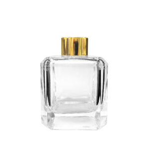 Kodulõhnastaja pudel koos korgiga, ruudukujuline Cut Corner 150ml kuld