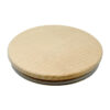 Wooden lids for candle glass 10022 and 10073 with gasket