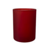 10036 Glass Candle Jars red matt 280 ml