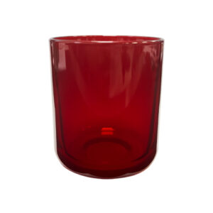 K10 022 Küünlaklaas punane läikiv 260ml