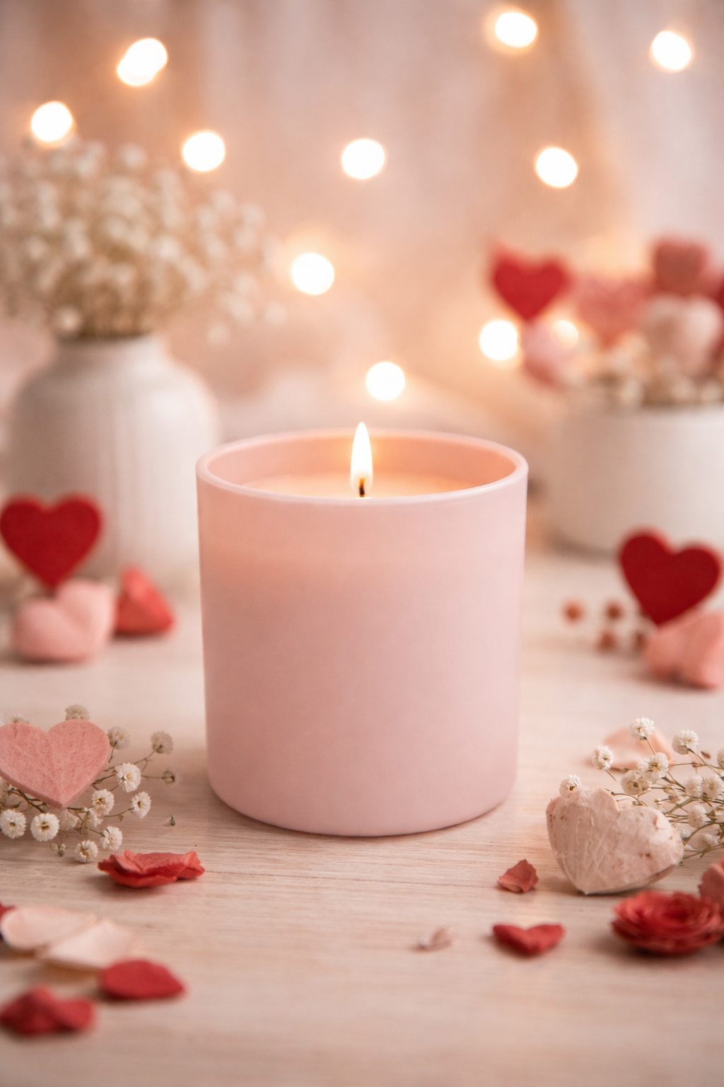 Sõbrapäeva roosa küünal Nordic DIY!