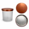 MK2028 Metal lid for Glass Candle Jars 10036 rose gold