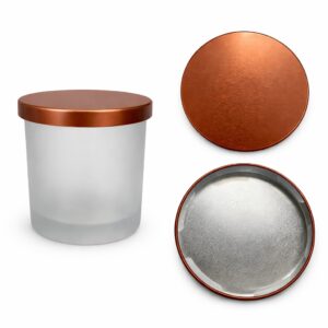MK2028 Metal lid for Glass Candle Jars 10036 rose gold