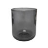 K10 022 Glass Candle Jars, Graphite, 260 ml