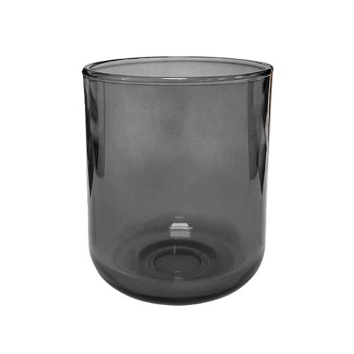 K10 022 Glass Candle Jars, Graphite, 260 ml