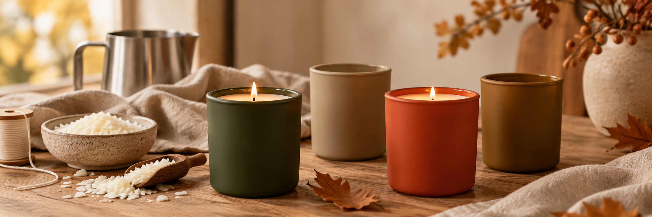 Autumn Candle-Making Nordic DIY